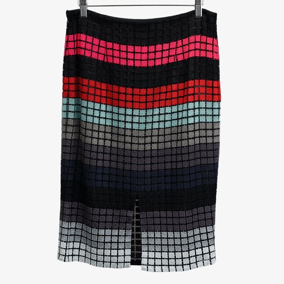 Marco De Vincenzo PF/15 Multicolor Block Pattern Skirt - Picture 2 of 10